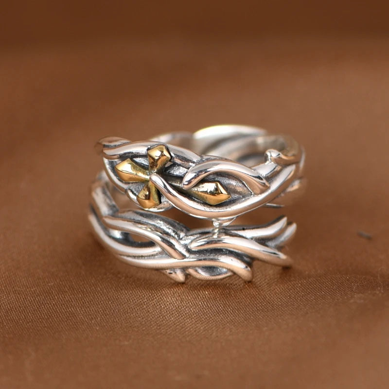 Sterling Cross Ring