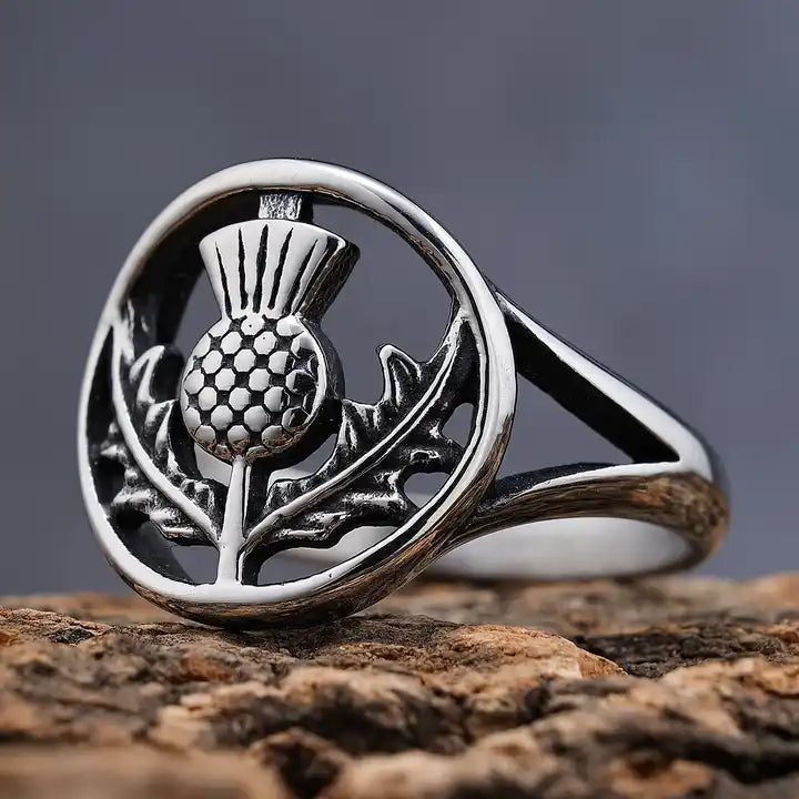 Scottish Thistle Ring
