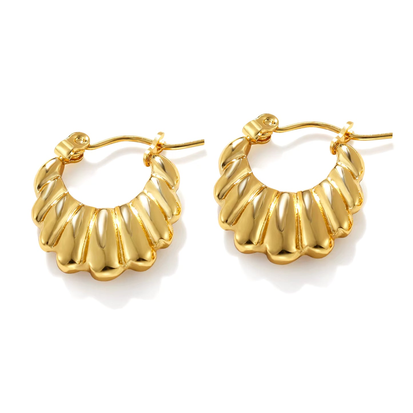 Geometric Gold Earrings
