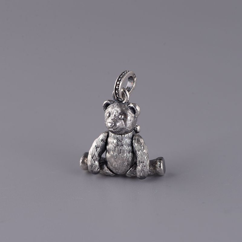 Bow Bear Necklace