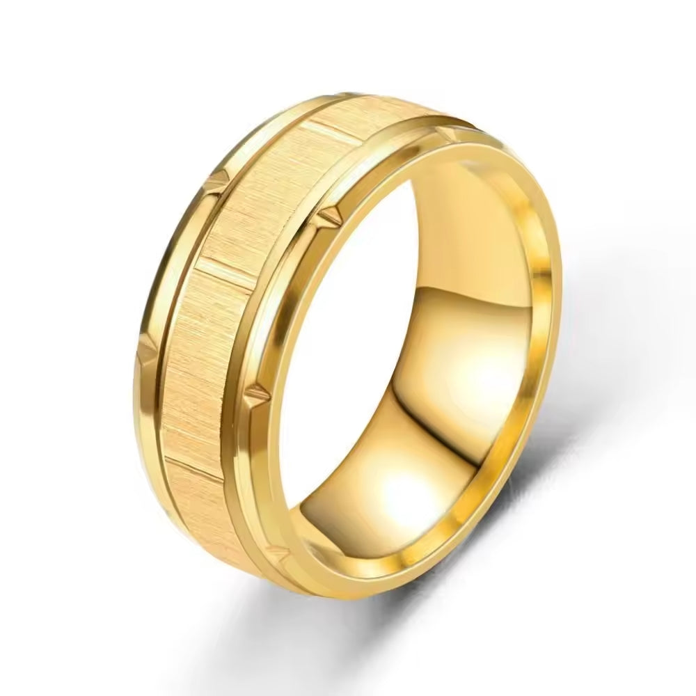Line Shaped Stainless Steel Finger Ring