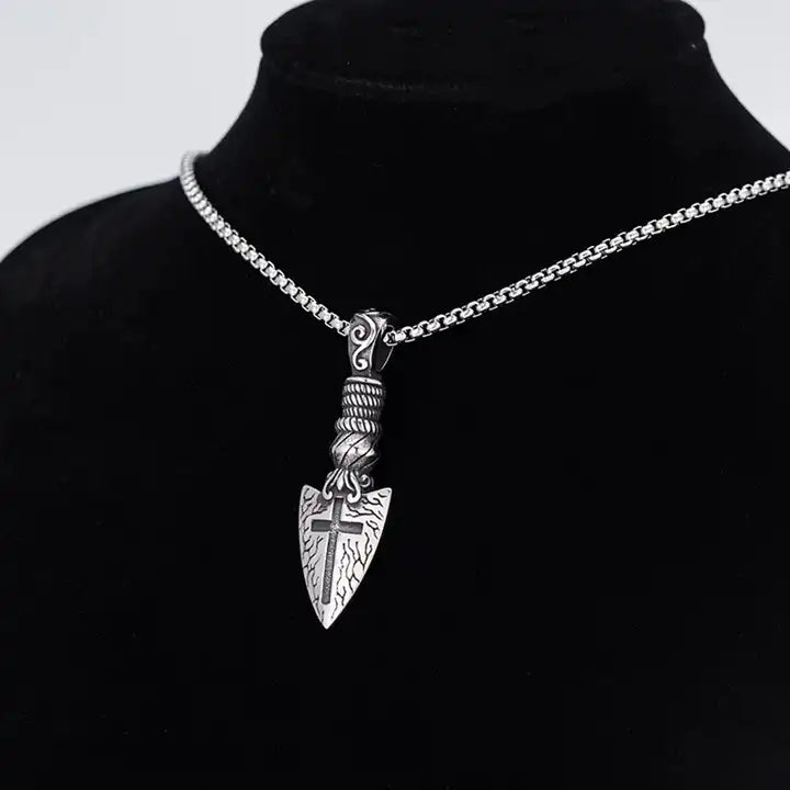 Arrowhead Cross Pendant