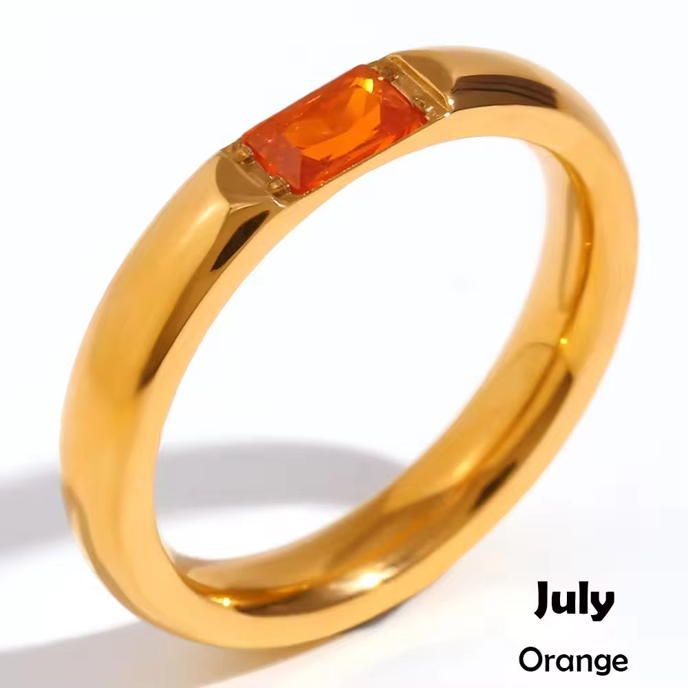 Zircon Birthstone Ring