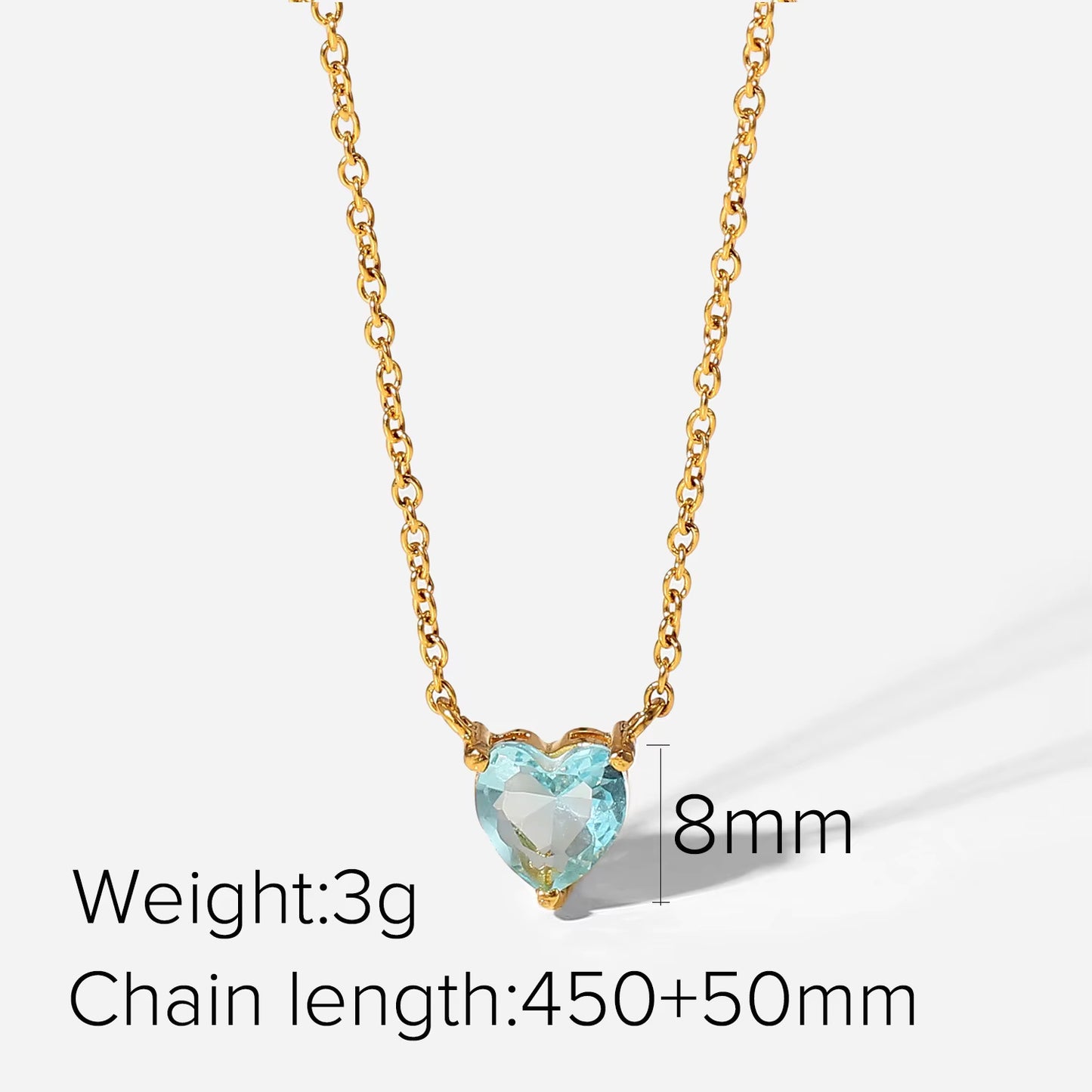 Heart Gem Necklace