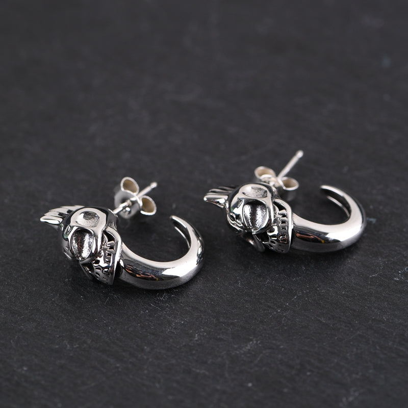 Rock Skull Earrings