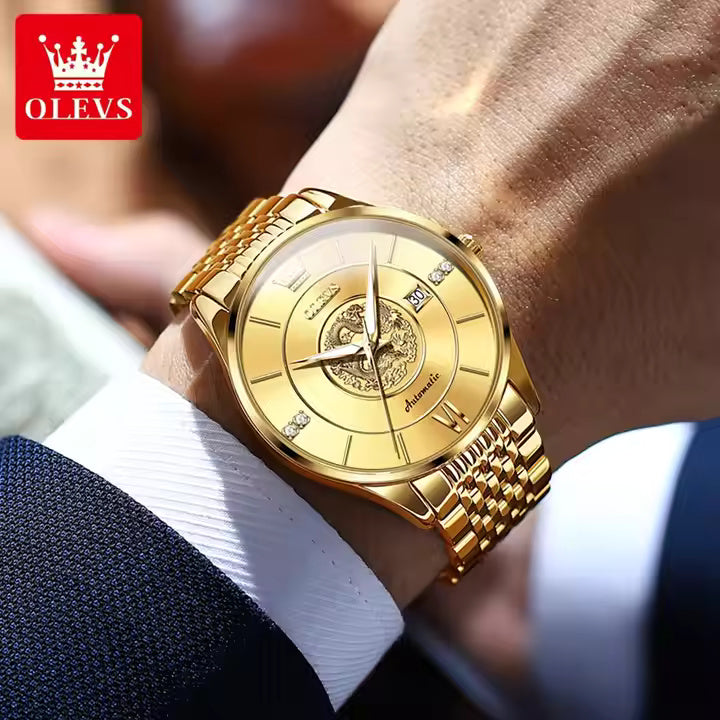 Gold Dragon Watch