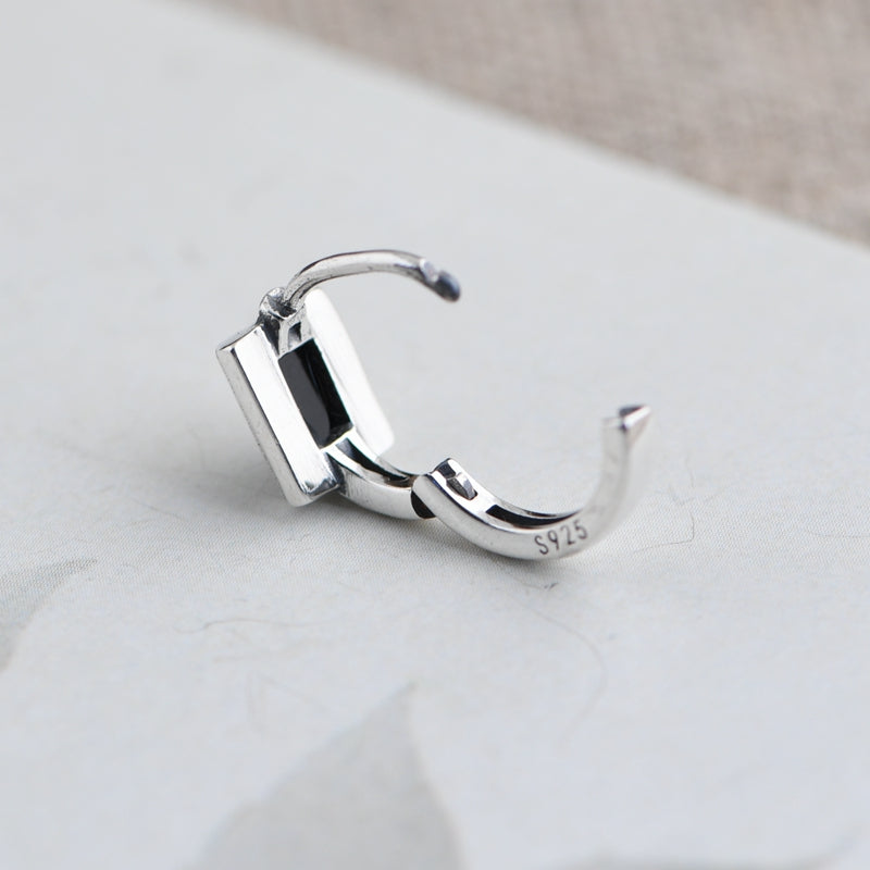 Square Zircon Earrings