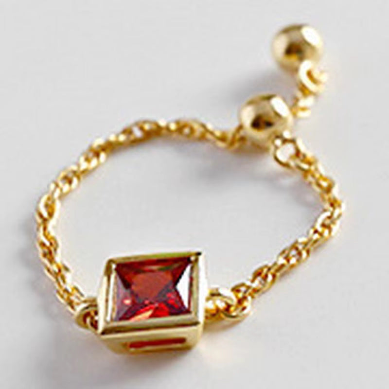 Rectangle Adjustable Chain Ring