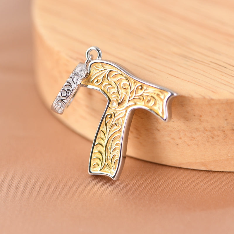 Silver Initial Necklace