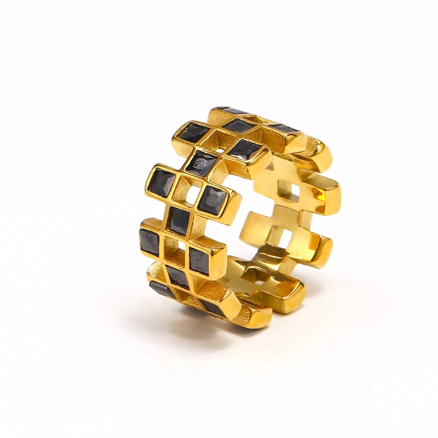 Shiny Zircon Colorful Finger Rings