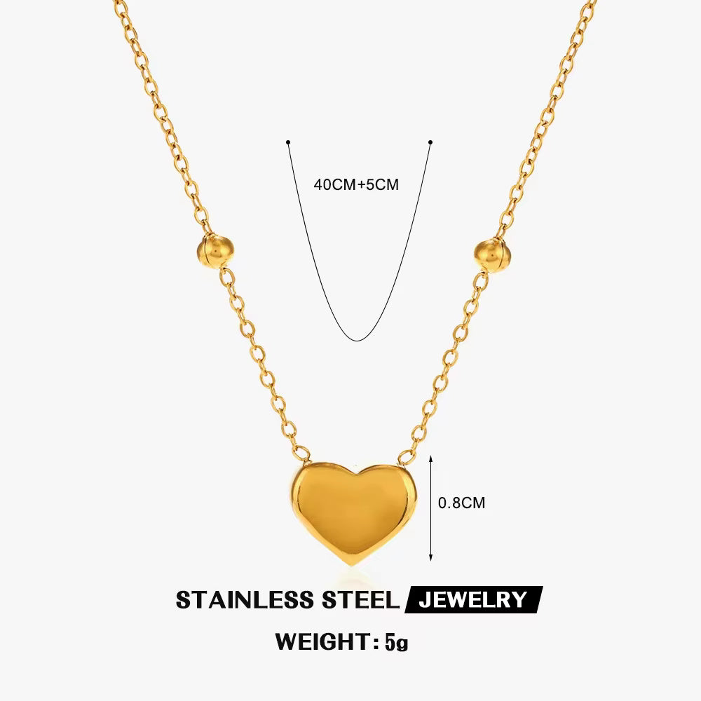 Golden Hearts Necklace