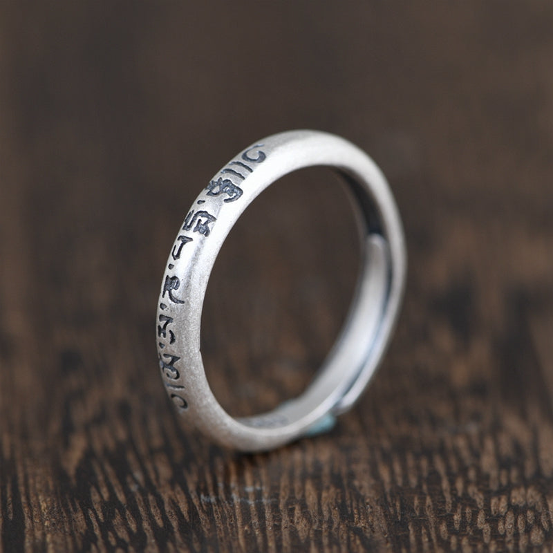 Ancient Buddhist Scriptures ring