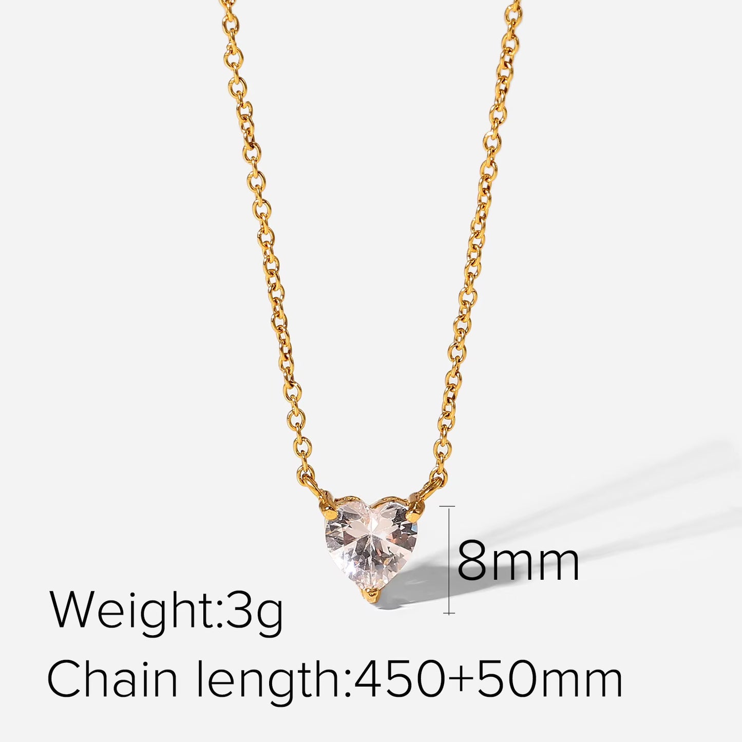 Heart Gem Necklace