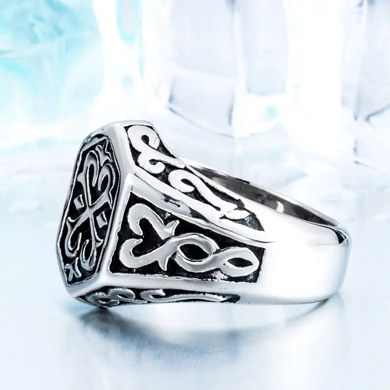 Silver Thorn Ring