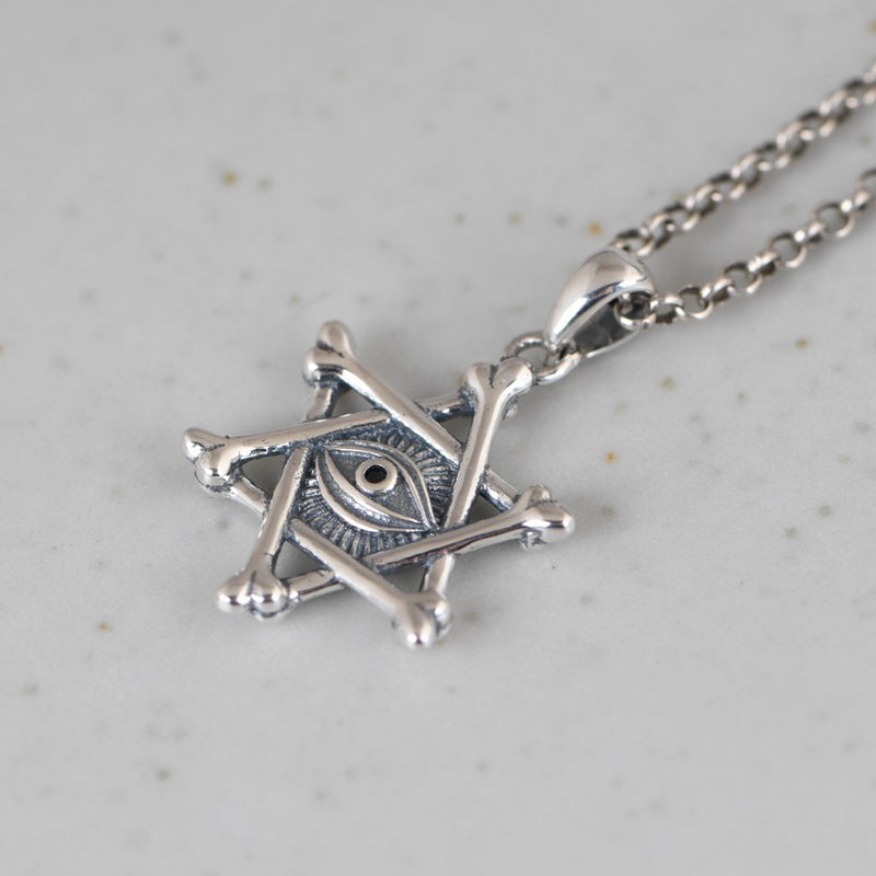 Bone Eye Pattern Necklace