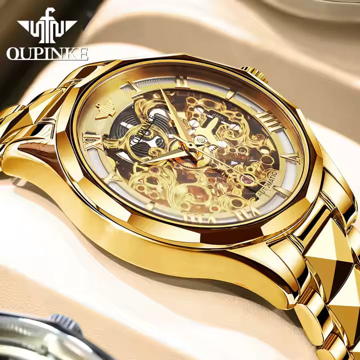 Silver Tourbillon Watch