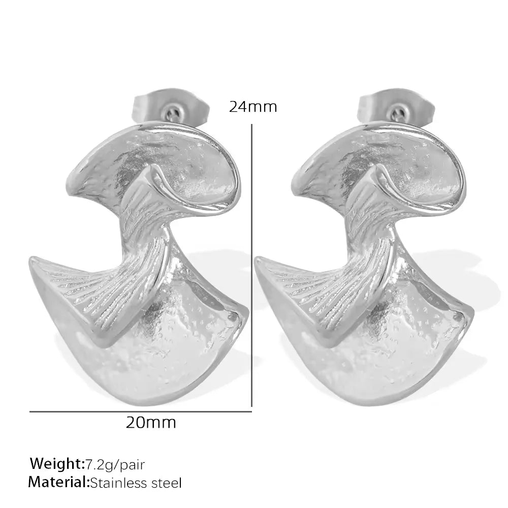 Ginkgo Leaf Earrings