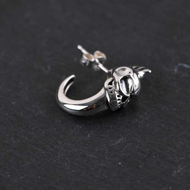 Rock Skull Earrings