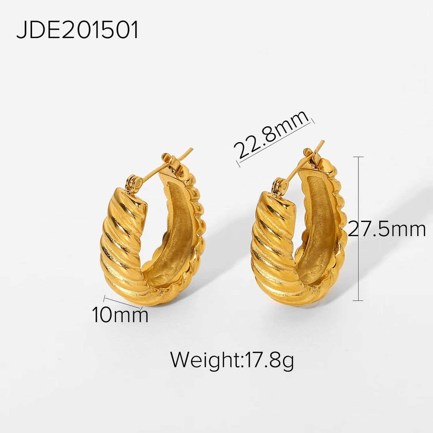 Gold Hoop Earrings