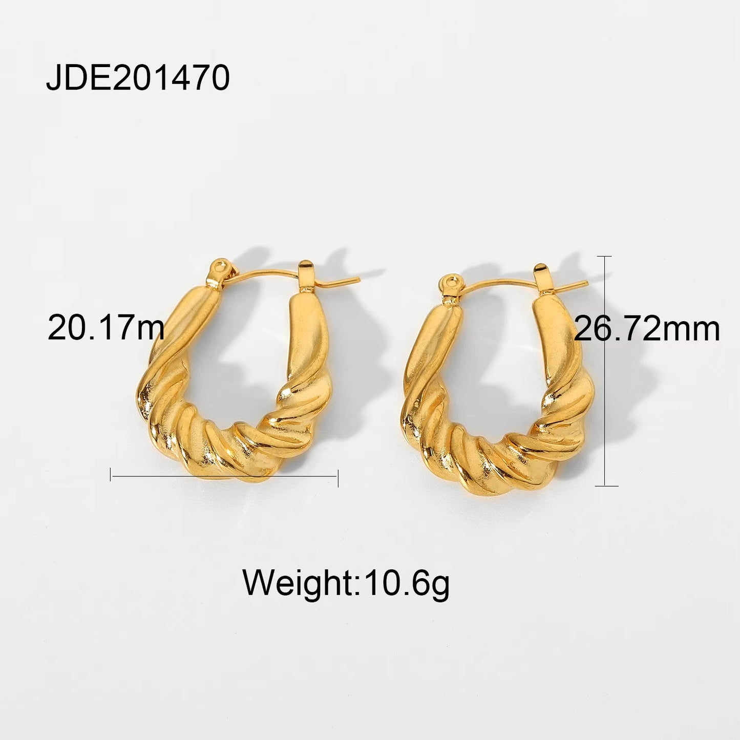 Gold Hoop Earrings