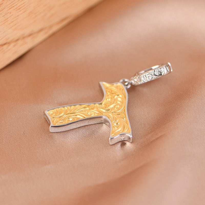 Silver Initial Necklace