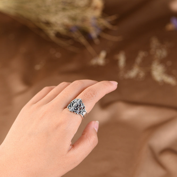 Cross Flower Ring