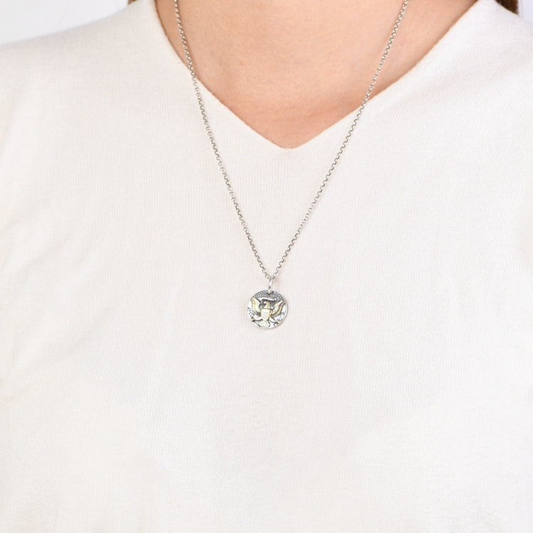 White Headed Eagle Necklace