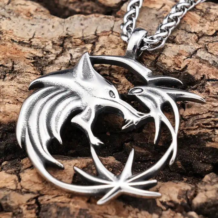 White Wolf Necklace
