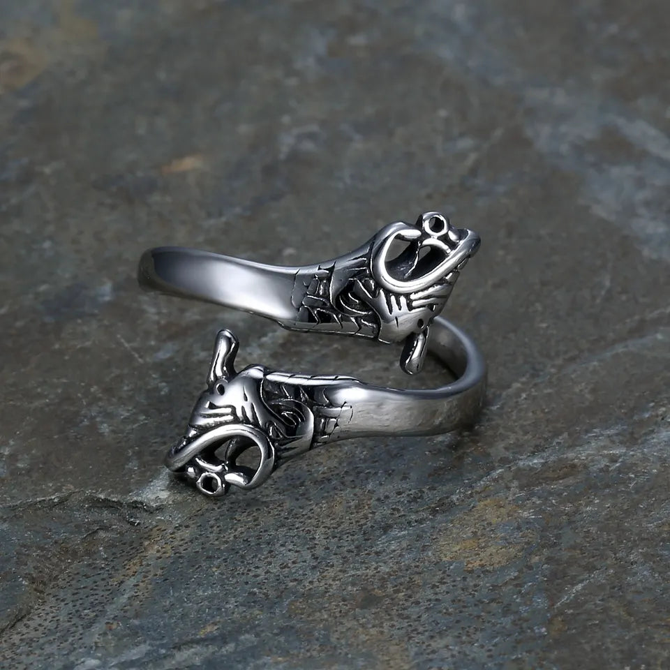 Silver Dragon Ring