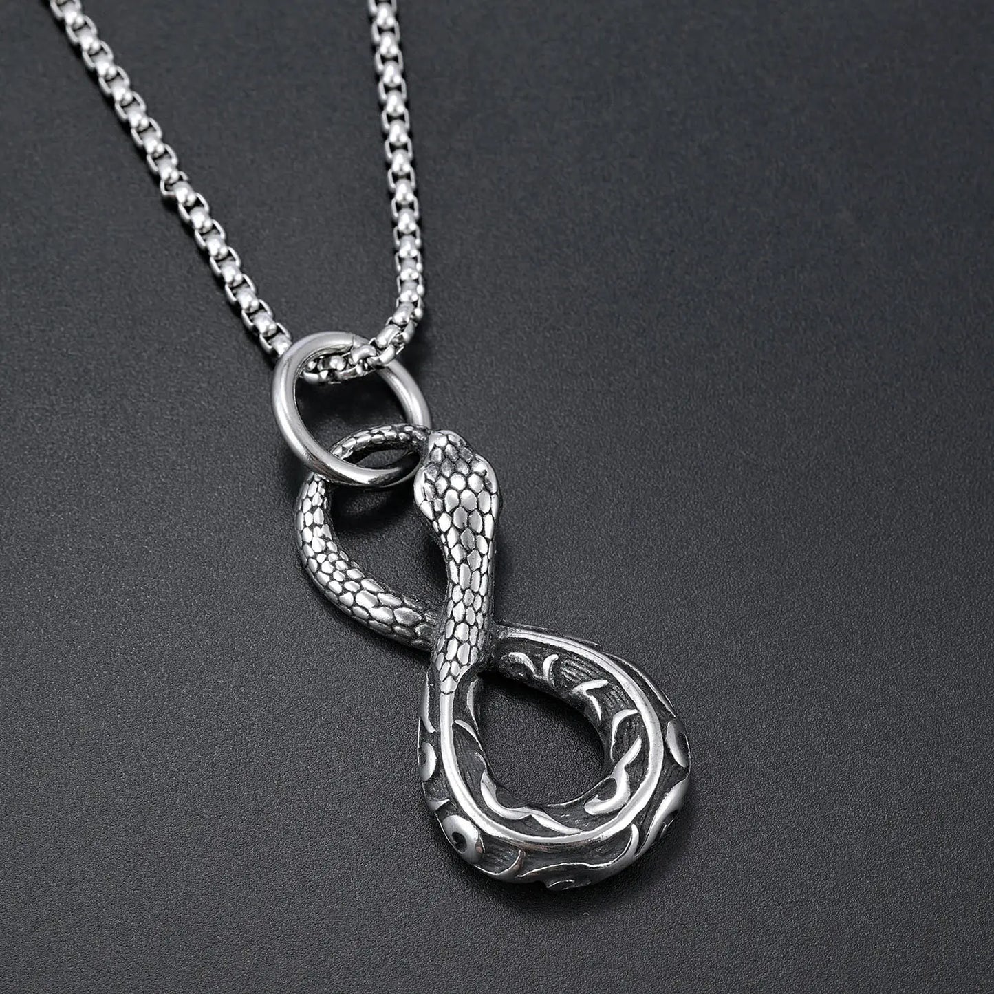 Infinity Snake Pendant