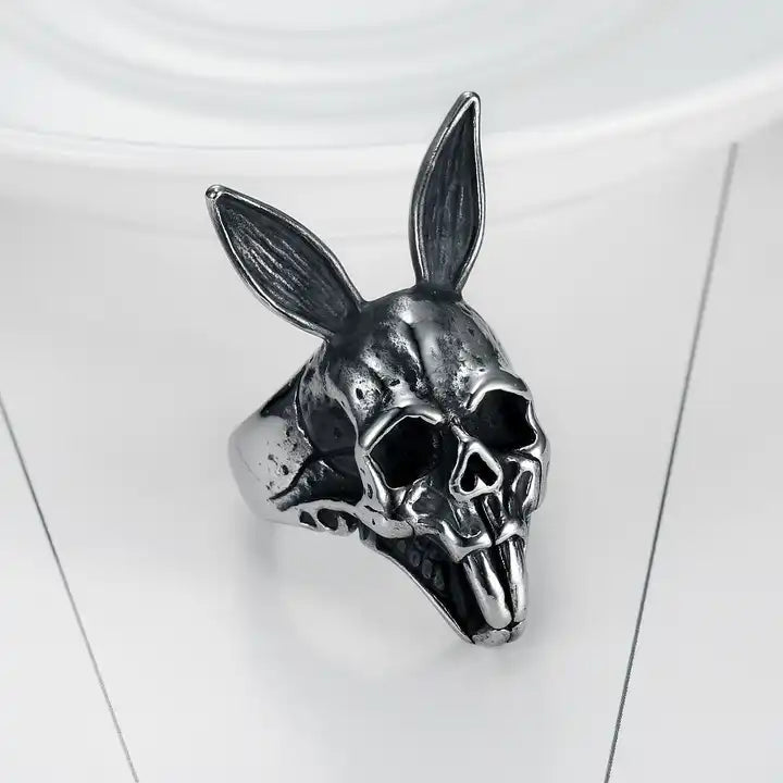 Silver Rabbit Ring