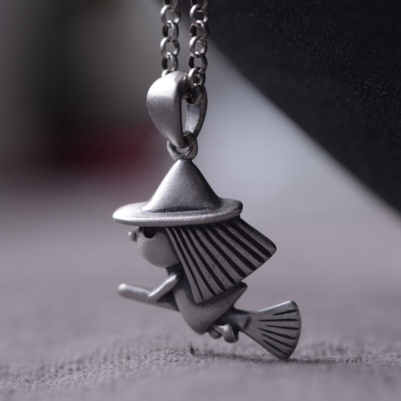 Broom Necklace