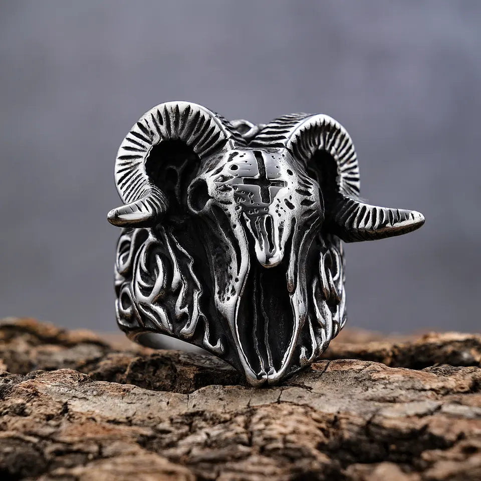 Lucifer Goat ring