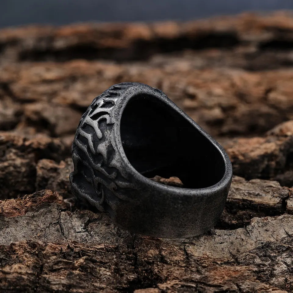 Skeleton Skull Ring