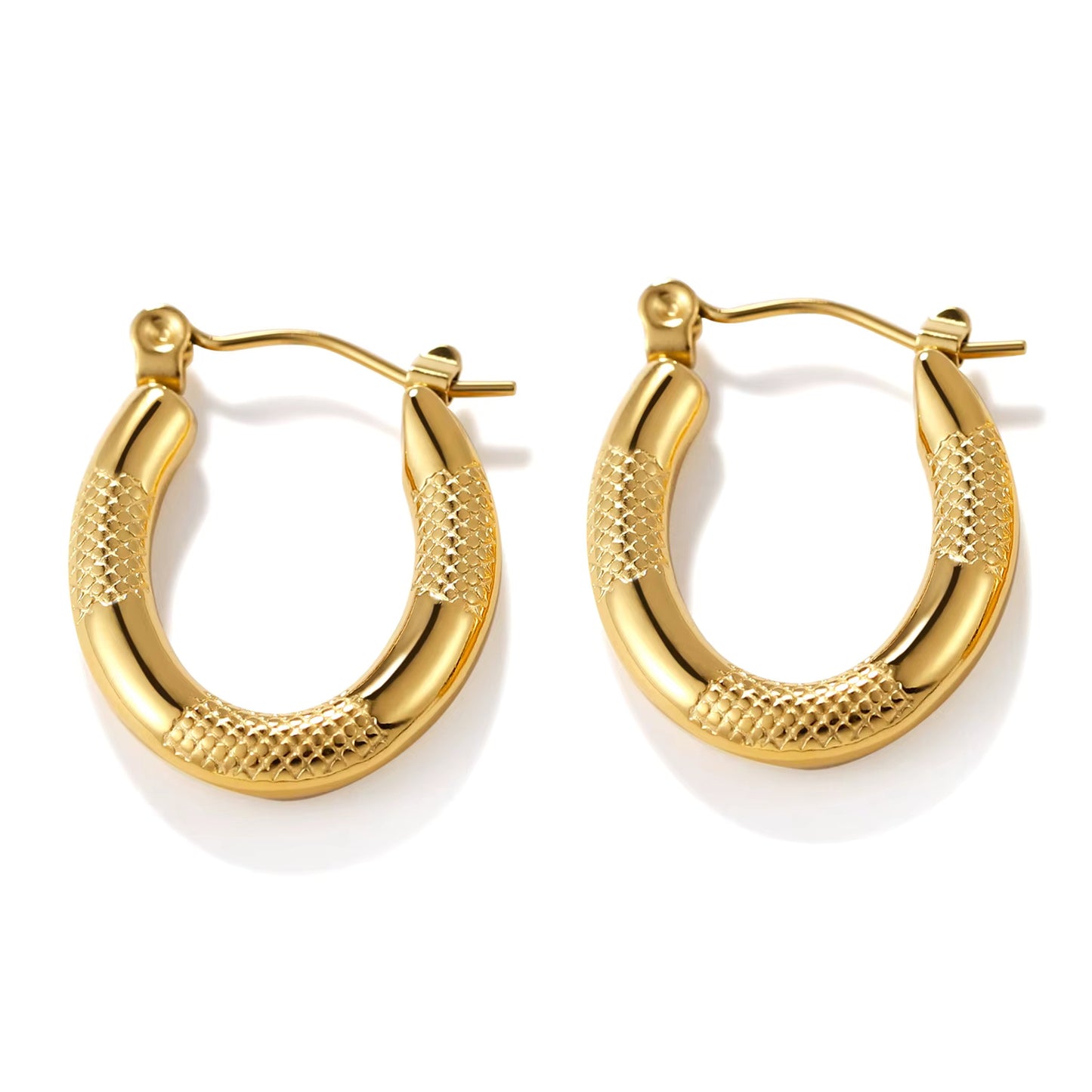 Geometric Gold Earrings