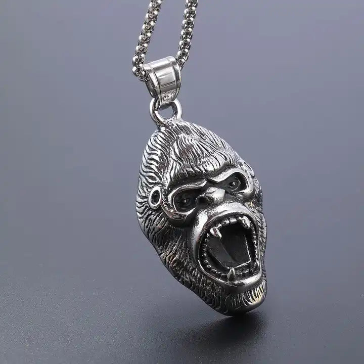 Gorilla Head Pendant