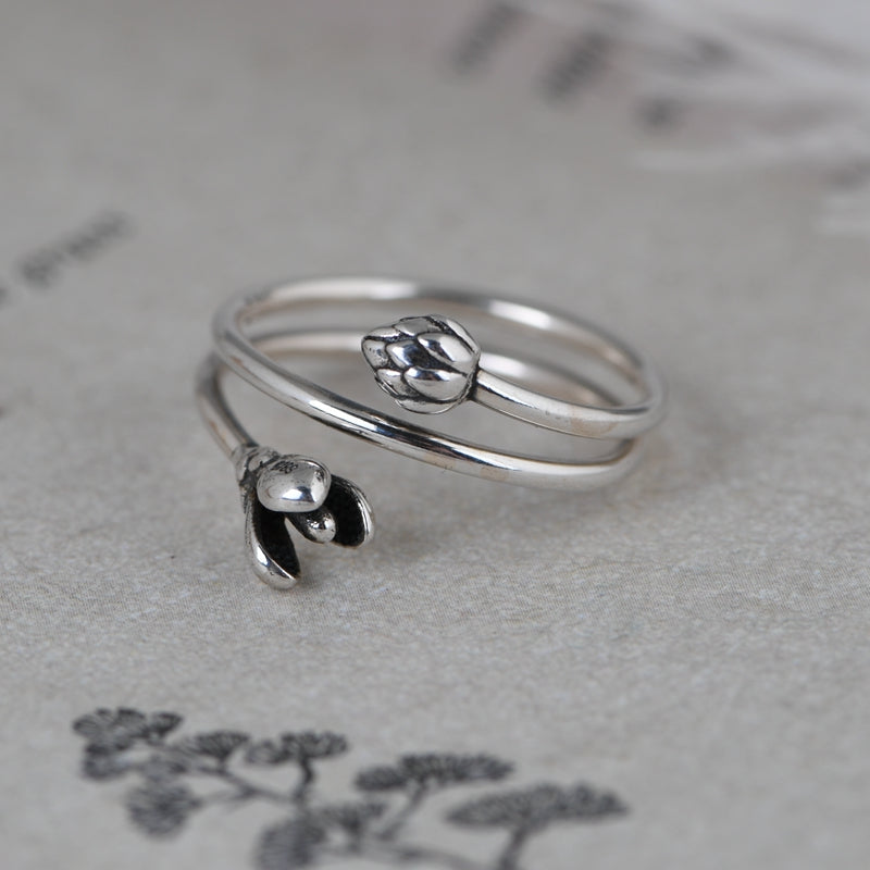 Flower Adjustable Ring