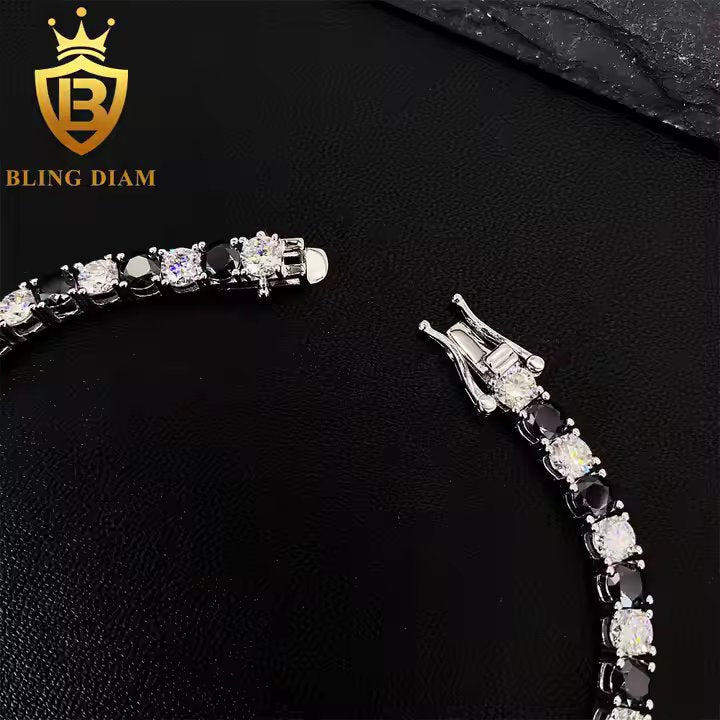 Two-tone Tennis Bracelet