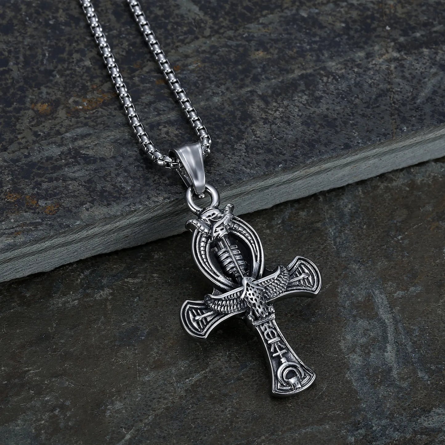 Serpent Ankh Pendant