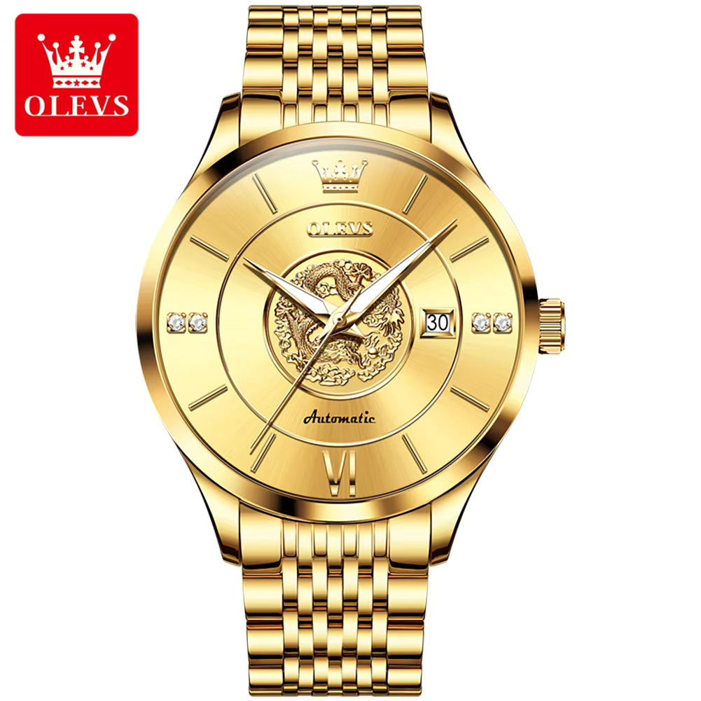 Gold Dragon Watch