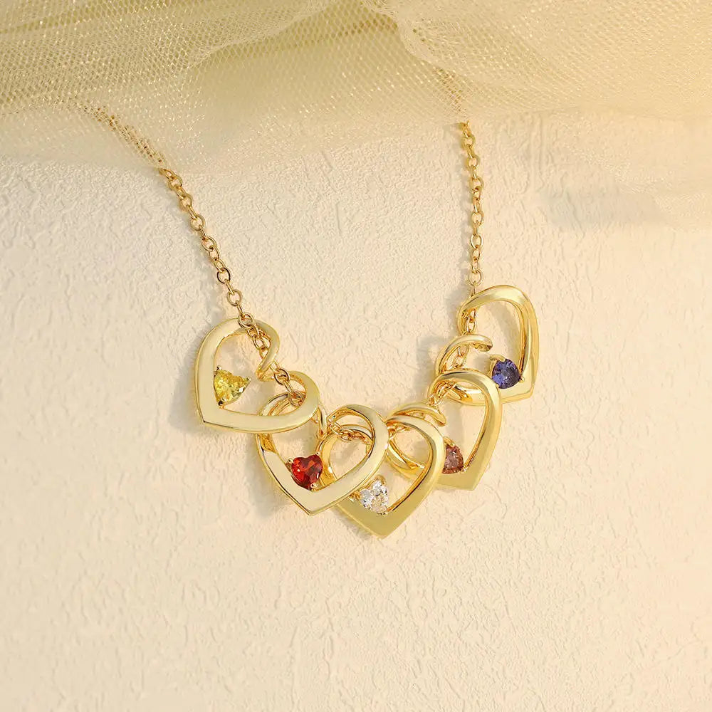 Linked Hearts Necklace