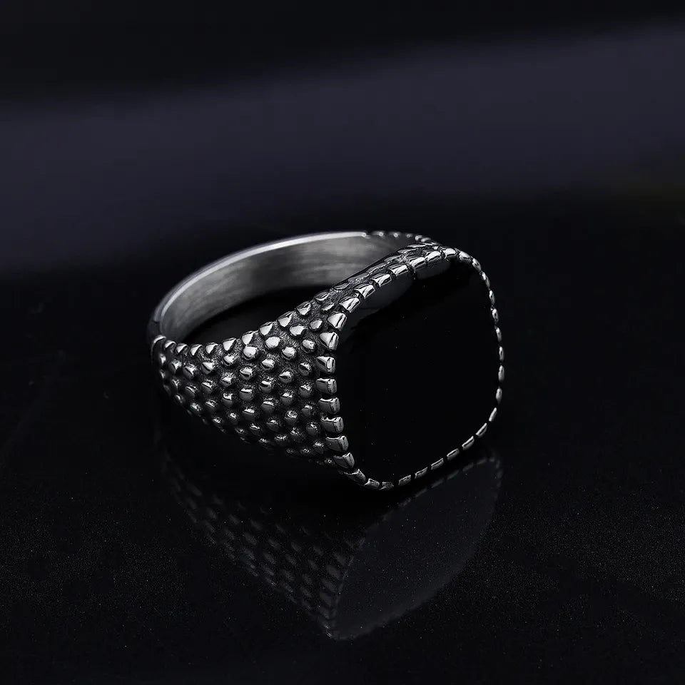 Black Stone Ring