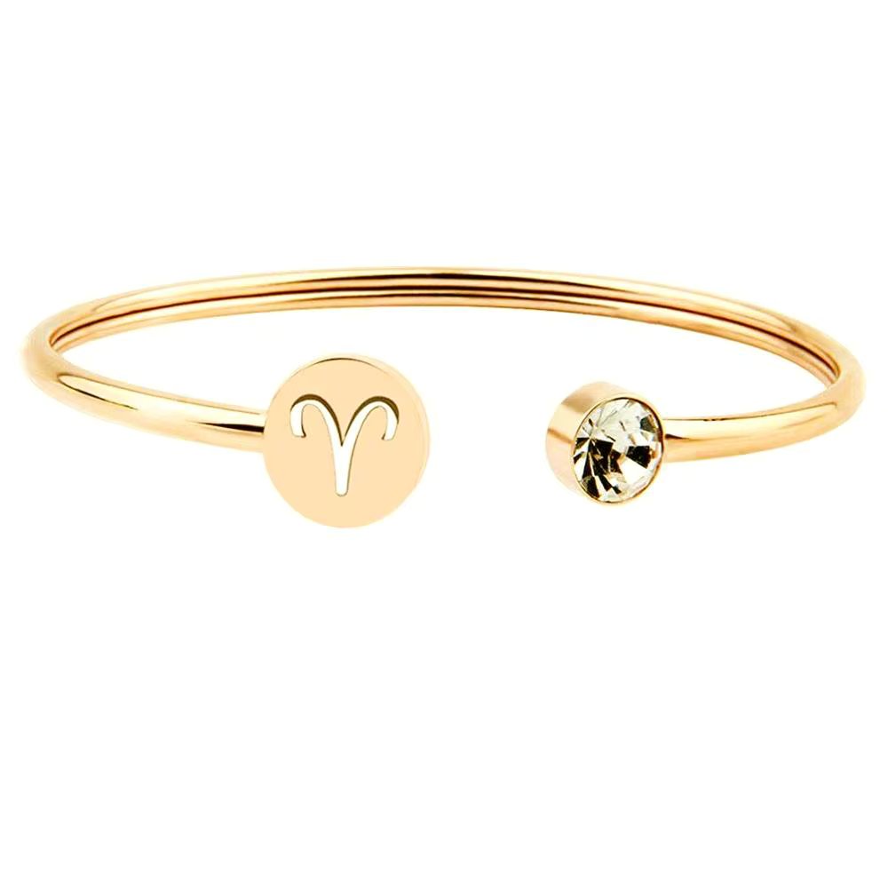 Crystal Zodiac Cuff