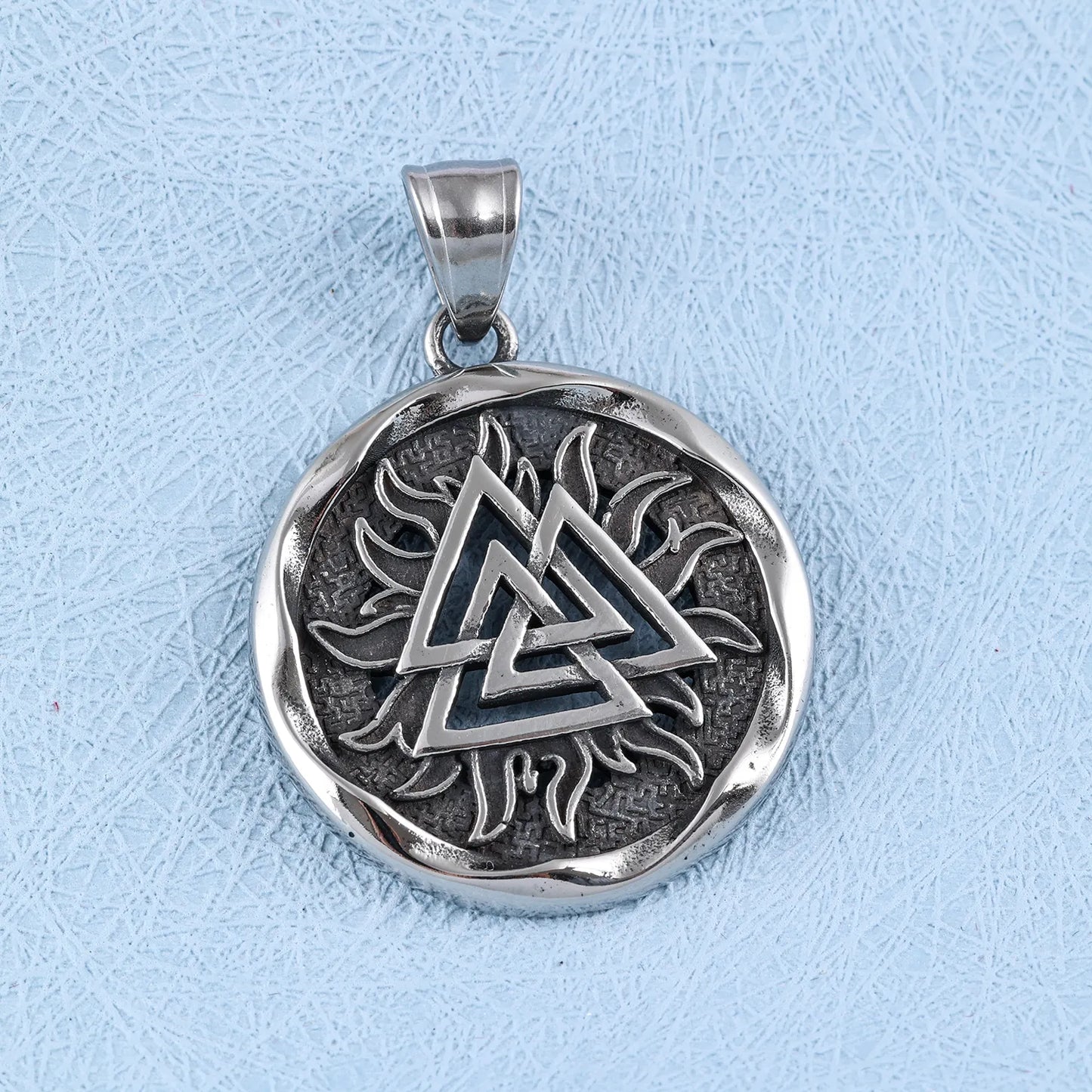 Valknut Sunburst Pendant
