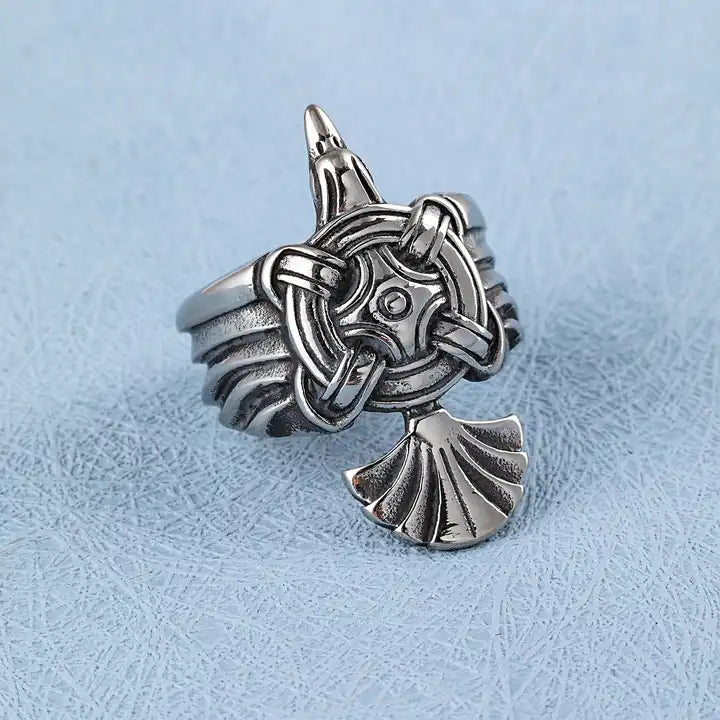 Viking Raven Ring