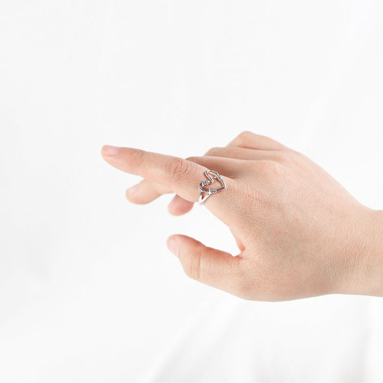 Silver Heart Ring
