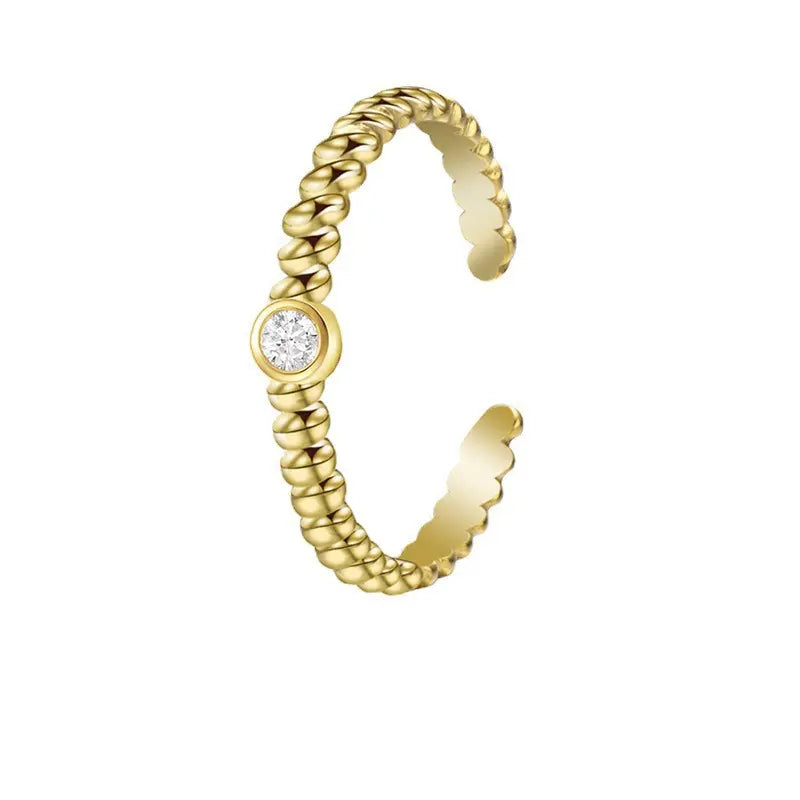 Gold Emerald Ring