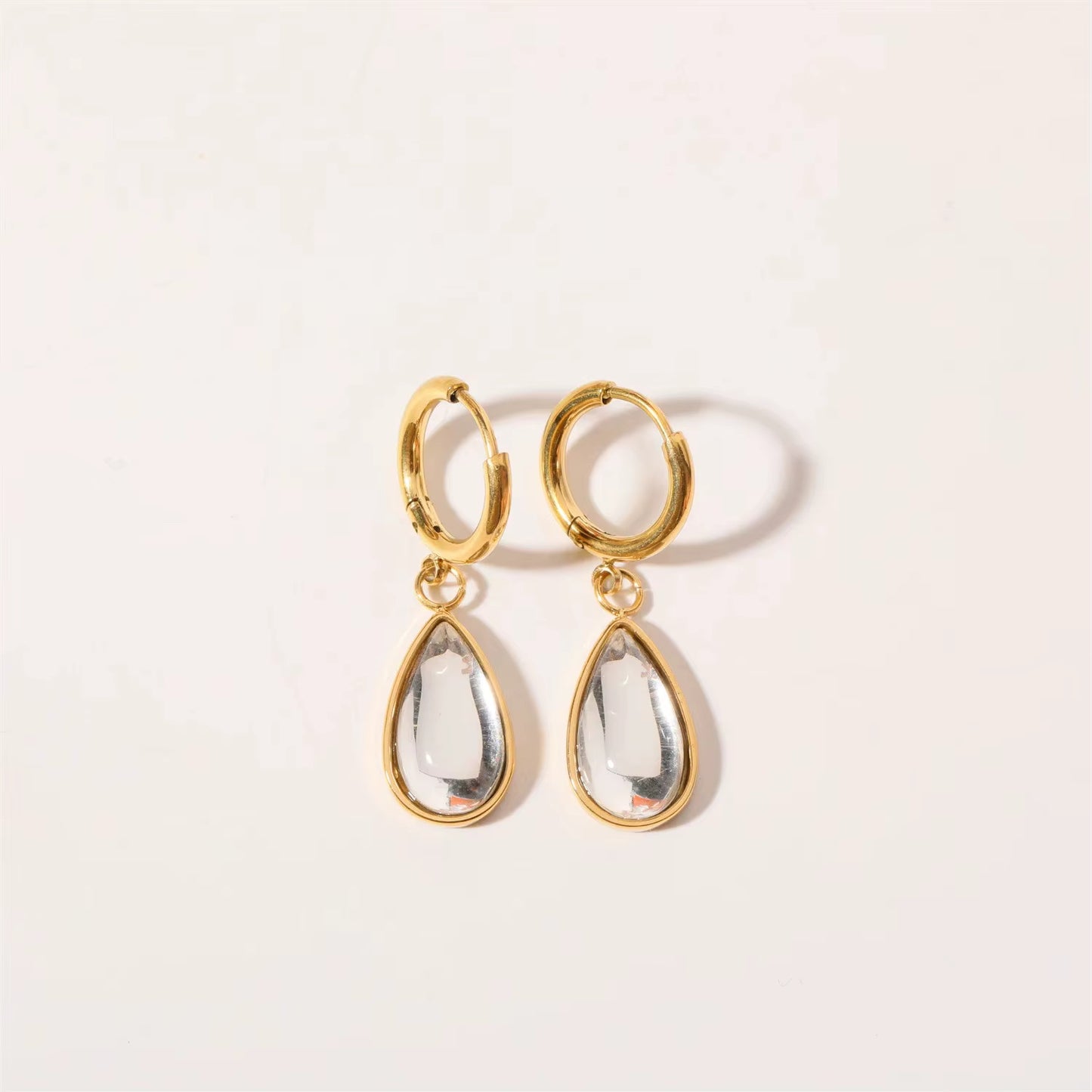 Zircon Drop Earrings