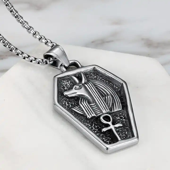 Anubis Ankh Necklace
