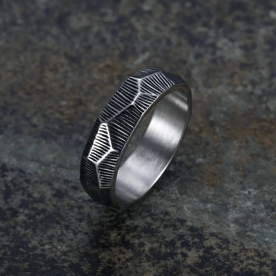 Hammer Stamp Ring